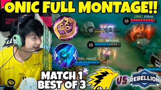 INI ONIC FULL ISINYA JAGO MONTAGE SEMUA!! TANGANNYA CEPET BANGET!! MATCH 1 ONIC VS RBL