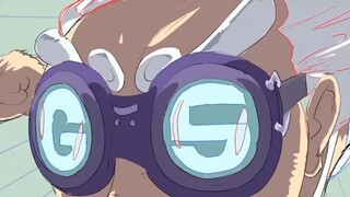 One Piece episode 1101 original artist Chris draws another angle of the fifth gear Luffy animation, 