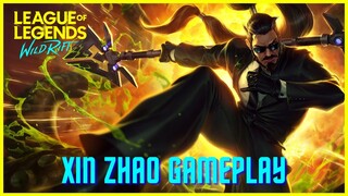 LOL WILD RIFT XIN ZHAO GAMEPLAY