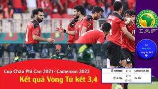 KẾT QUẢ VÒNG TỨ KẾT CUP CHÂU PHI CAN 2021 I CAMEROON 2022