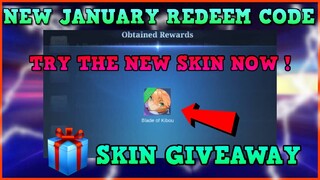 NEW REDEEM CODES | JANUARY 2021 WORKING REDEEM CODE | ML NEW REDEEM CODE | GIVEAWAY ML SKIN