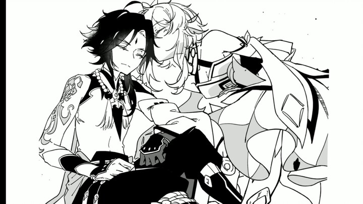 [Genshin Impact | Animated Comics] Afternoon, warm sun, suitable for kissing (Xiao Ying)