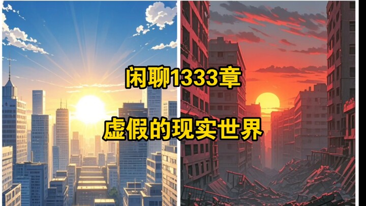 闲聊1333章 虚假的现实世界