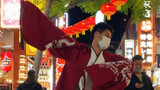 Mặc Hanfu và biểu diễn múa kiểu Trung Quốc ở khu phố Tàu Yokohama