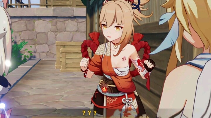 [ เก็นชินโอมแพกต์] เซียวกง ภาษาคันไซ น่ารักมาก! ! !