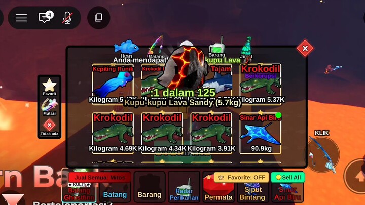 Mancing di Goa Kohana Volcano, sebelah di spam Legendary😬😬😬