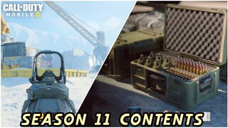 SEASON 11 CONTENTS SNEAK PEEK | ICEBREAKER MAP GAMEPLAY | AMMUNITION BOX OPERATOR SKILL AND MORE