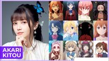 Akari Kitou [鬼頭 明里] Top Same Voice Characters Roles