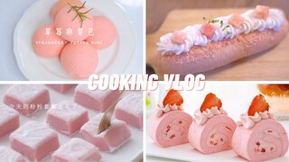 Các món tráng miệng màu hường cực xinh - Hồng pastel không phải hồng cánh sen nha mấy ba | ASMR