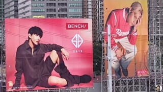 SB19 Justin and Felip Huge Bench Billboard in The Philippines