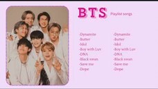 BTS _ PLAYLIST SONG 2024