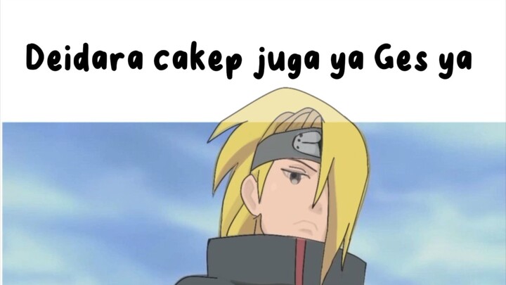 Bikin kartun minimalis yuk [Deidara Akatsuki]