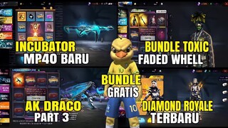 BOCORAN EVO GUN AK DRACO RILIS LAGI PART 3, MP40 ROYALE FLUSH, DIAMOND ROYALE TERBARU, BUNDLE GRATIS