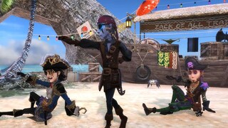 [Fifth Personality MMD] The summer dance of the pirate trio, the picture gradually becomes enchantin