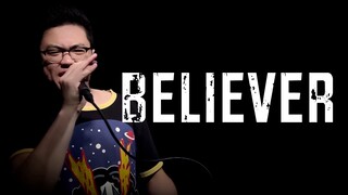 被催更半年才出的翻唱是什么水平？梦龙乐队【Believer】超高精度全人声声部复刻