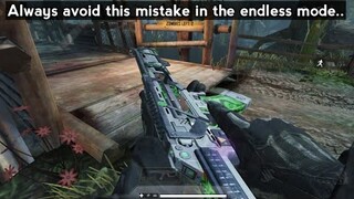 Always avoid this mistake in the endless zombies mode...😥