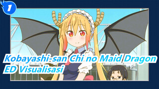 [Kobayashi-san Chi no Maid Dragon] ED (Versi Lengkap) / Visualisasi Musik_1