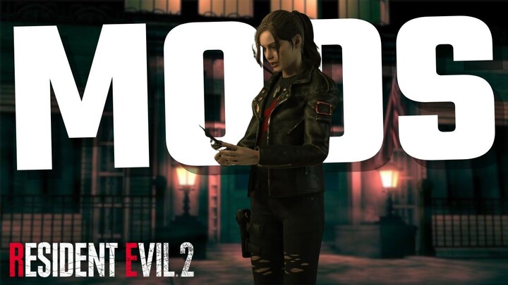 Claire Motocycle Anarchy Outfit Mod Showcase - Resident Evil 2 Remake PC Gamepla