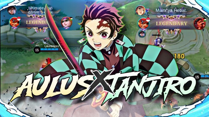 AULUS REVAMP SKILLNYA BROKEN PARAH❕SIAP COSPLAY JADI KAMADO TANJIRO🔥MLBB X DEMON SLAYER