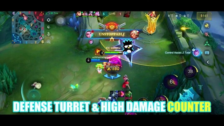 Defense Turret & High Damage Counter