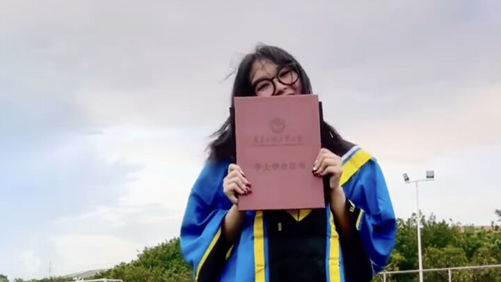 Can you come in and say happy graduation?
