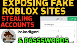 FAKE ROBLOX/ADOPT ME SITES/LINKS THAT STEAL YOUR ADOPT ME ACCOUNT'S USERNAME & PASSWORD(HACKING?)
