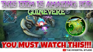 GUINEVERE IS AMAZING WITH THIS ITEM - MOBILE LEGENDS