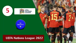 Kết quả bóng đá UEFA Nations League 22/23 vòng 5 I Bảng xếp hạng các nhóm, lịch thi đấu hôm nay