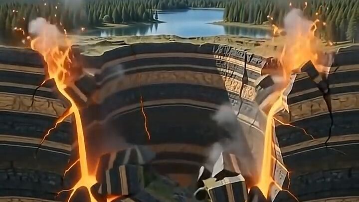 What happens when a supervolcano collapses_  #supervolcano #geology #science