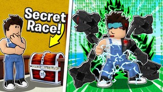 I UNLOCKED MY FIRST SECRET RACE! (Really Good!) Roblox Blox Fruits