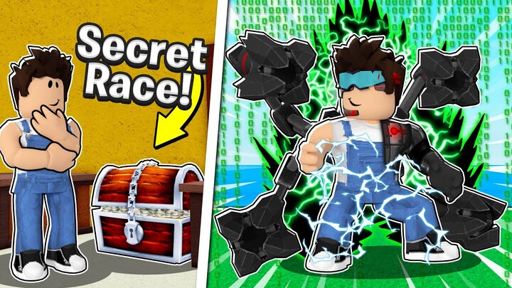 I UNLOCKED MY FIRST SECRET RACE! (Really Good!) Roblox Blox Fruits