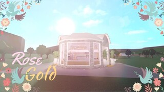 Roblox | Bloxburg | Rose & Gold Bakery Speedbuild | Tapioca