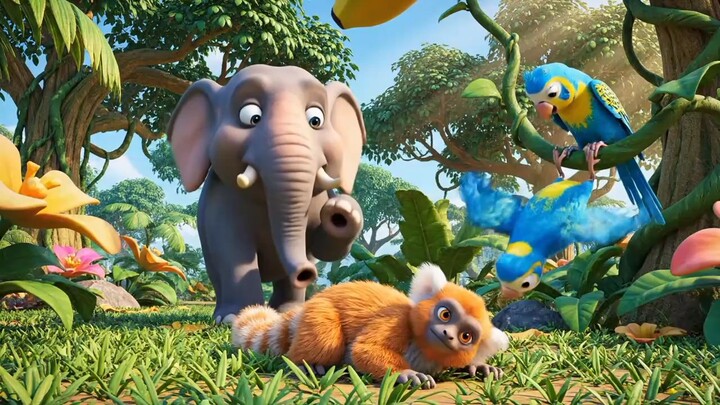 animal video Jungle story