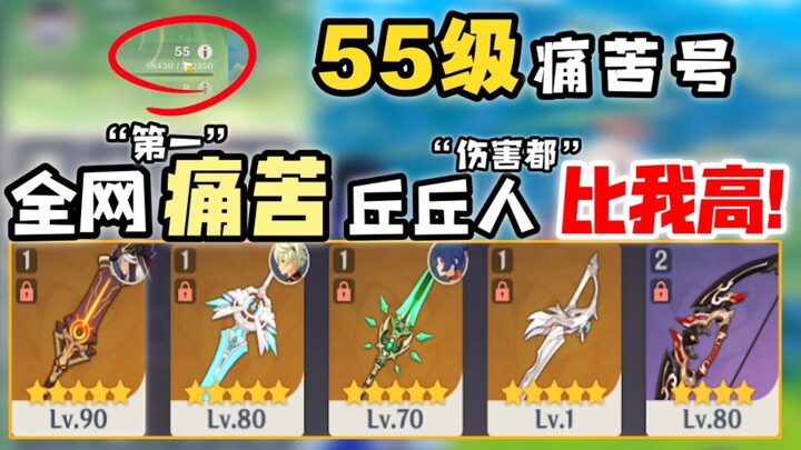 Level 55 Painful Account: “No. 1 Pain on the Whole Internet—Even the Mora Locusts deal more damage t