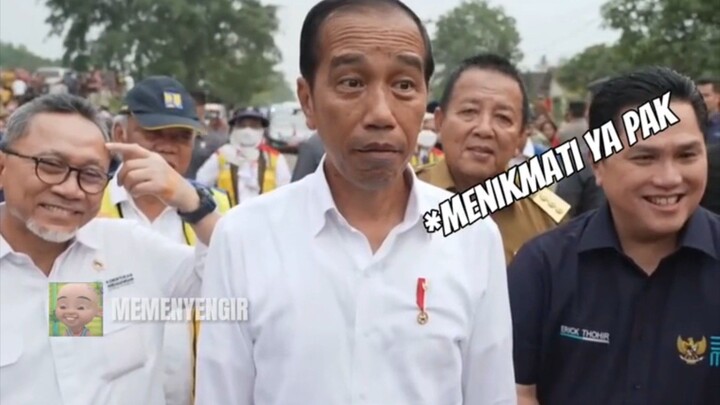 ketika pak jokowi ke lampung (meme)