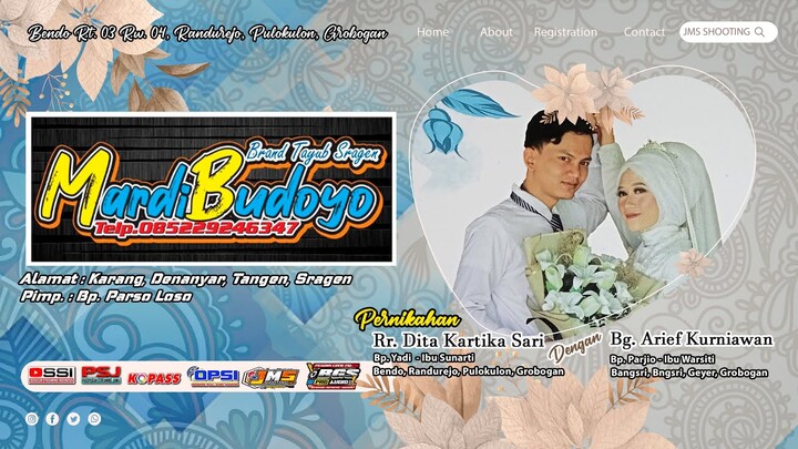 Wedding Rr. Dita & Bg. Arief "Karawitan MARDI BUDOYO" BGS Audio JMS VISION HD Bendo 09 JULI 2022