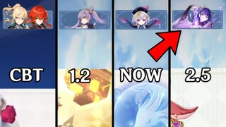 Genshin Impact Gacha Standard Wish Banner Then and Now Be Like...