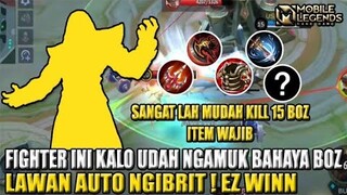 RAHASIA !!! FIGHTER INI DIKASIH ITEM MAGE SHADOW TWINBLADES AUTO BROKEN BOZ