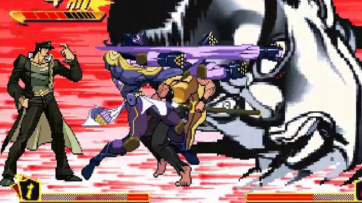 [JOJO Future Legacy TV Color Edition] Jotaro clears the level with one coin