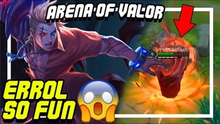 NEW HERO *ERROL* JUNGLE GAMEPLAY | Arena of Valor | Liên Quân | 傳說對決 | 펜타스톰 | AOV