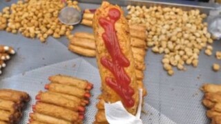 ทำเค้กปลาที่น่าตื่นตาตื่นใจโดยผู้เชี่ยวชาญที่มีทักษะ - อาหารข้างทางของเกาหลี