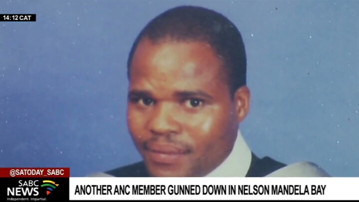 Another ANC member gunned down in Nelson Mandela Bay