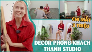 3 triệu biến phòng khách thành studio tại nhà  | Min Thư |