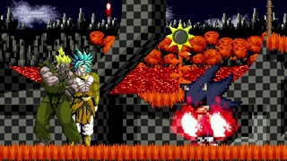 AN Mugen Request #1980: Broly SSJ3 & Rare Akuma VS Sonic.exe