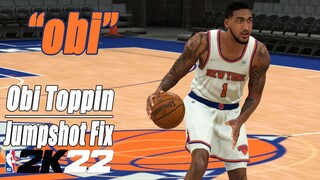 Obi Toppin Jumpshot Fix NBA2K22