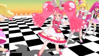 【MMDプリキュア】キュアホイップ＆キュアミラクル＆キュアフローラ＆キュアラブリー＆キュアハートでえ？あぁ、そう。