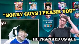 KAIRI admitted he pranks the MLBB community that he will be changing Team..