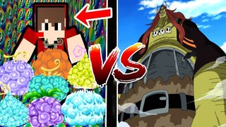 เปิดลักกี้บล้อกวันพีช!! สุดยอดผลปีศาจ สู้กับ คนยักษ์ออสจูเนียร์!? (Minecraft Onepiece Luckyblock)