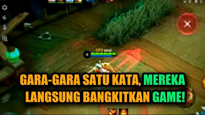 🔥 GARA-GARA SATU KATA, MEREKA LANGSUNG BANGKITKAN GAME!