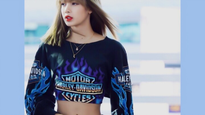 【BLACKPINK】Foto penggemar Lisa sendirian di bandara, gaya berpakaiannya sangat keren, 11 Juni bertol